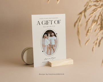 Studio Gift Certificate Card Template - GC092