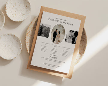 Wedding Photography Pricing Guide Template - PG087