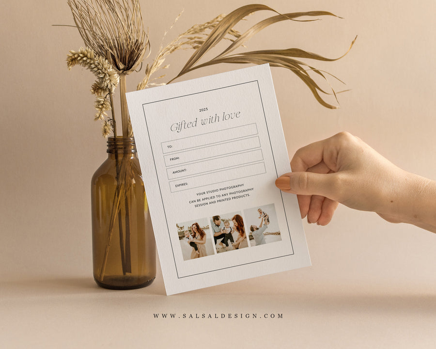 Photography Gift Certificate Template - GC138
