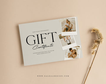 Photography Gift Certificate Template - GC141