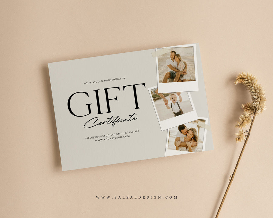 Photography Gift Certificate Template - GC141