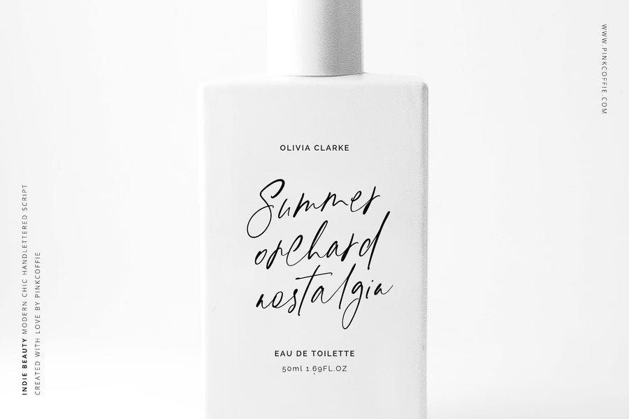 Indie Beauty Chic Handlettered Font