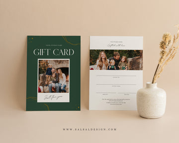 Photography Gift Certificate Card Template - GC124