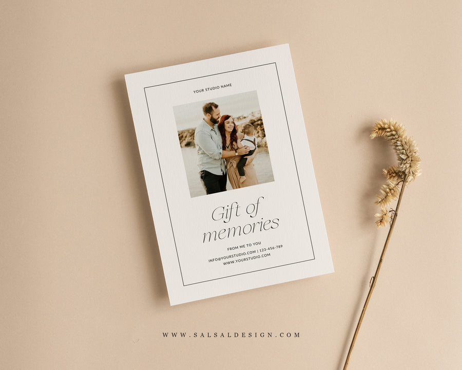 Photography Gift Certificate Template - GC138