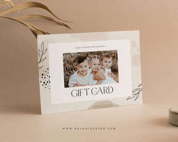 Photography Gift Certificate Card Template - GC107
