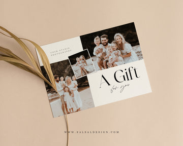 Photography Gift Certificate Card Template - GC098