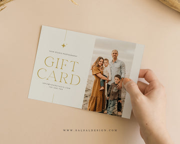 Photography Gift Certificate Card Template - GC113