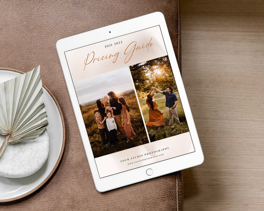 Photography Pricing Guide Template - PG074