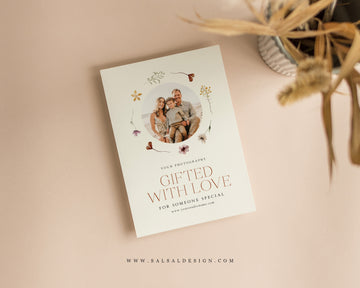 Photography Gift Certificate Card Template - GC112