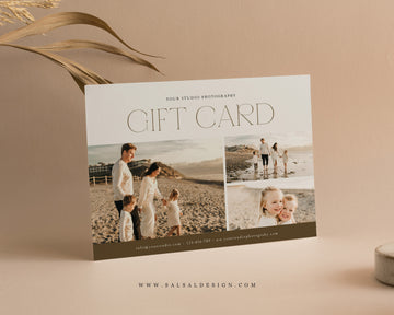 Photography Gift Certificate Card Template - GC116