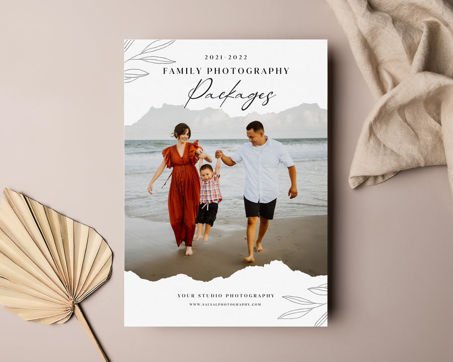 Family Photography Pricing Guide Template - PG073