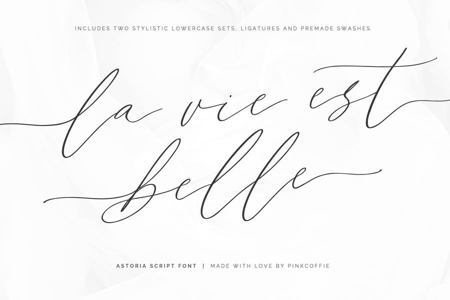 Astoria | Modern Calligraphy Script + 6 Logos