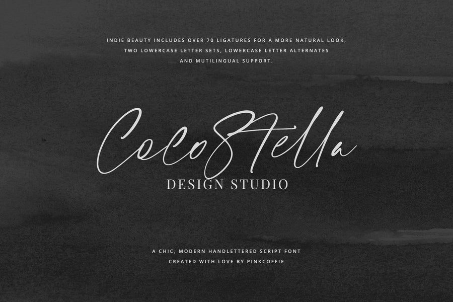 Indie Beauty Chic Handlettered Font