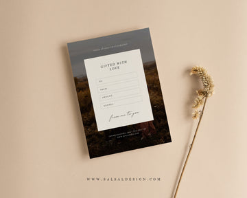 Photography Gift Certificate Template - GC128