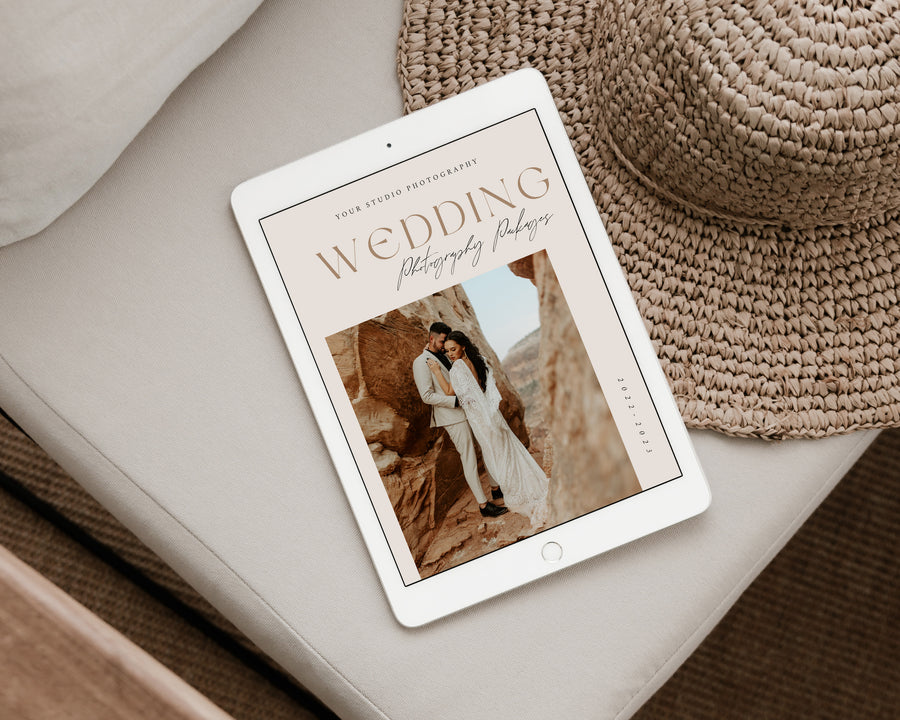 Wedding Photography Pricing Guide Template - PG076