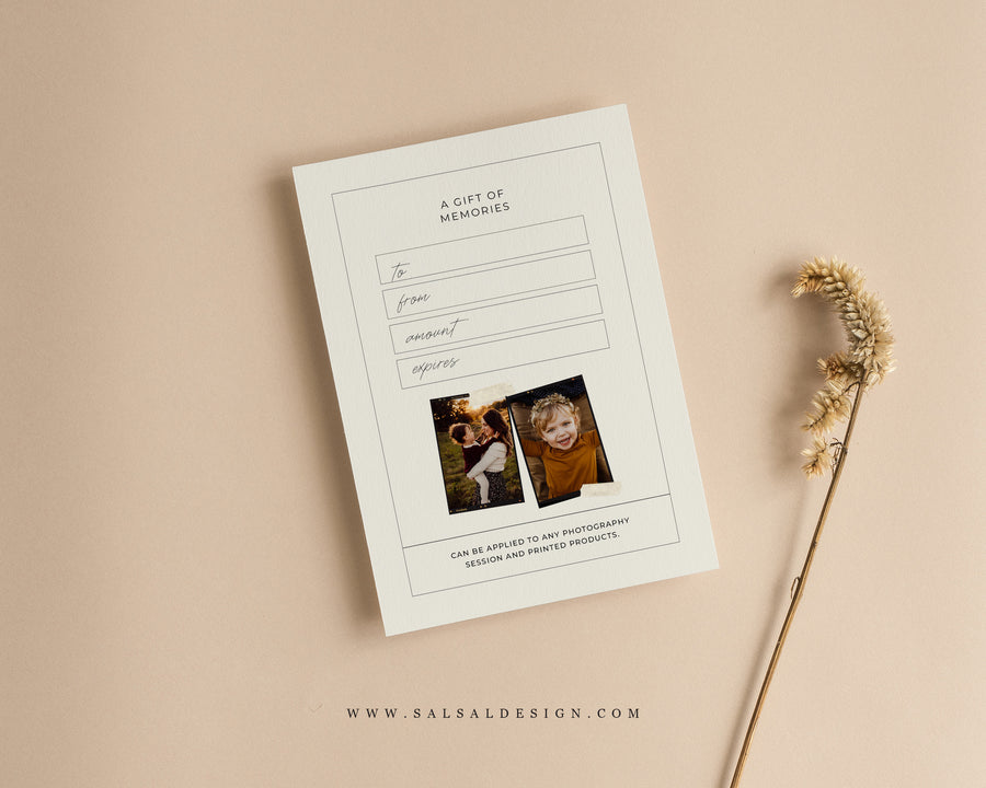 Photography Gift Card - GC131