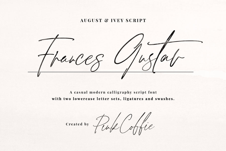 August + Ivy | Modern Chic Script