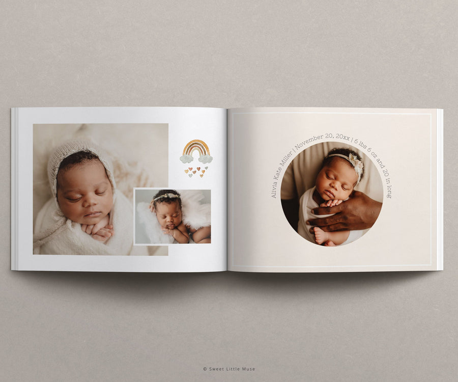 Baby Album Template for Canva - SLM31