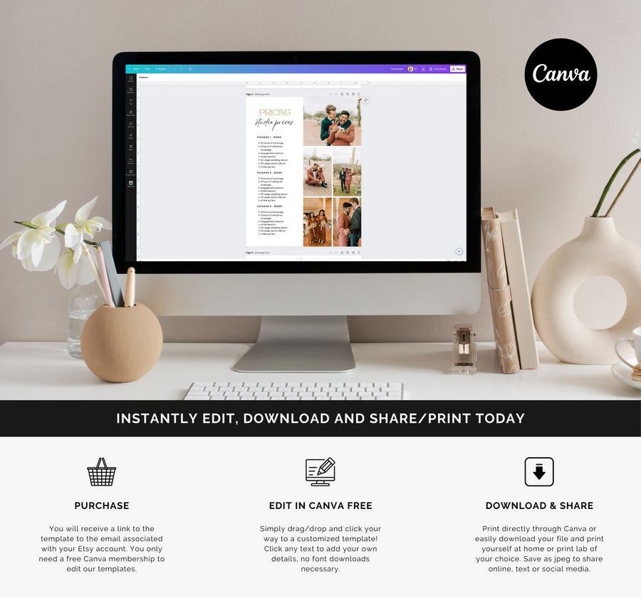 Digital Photography Style Guide for Canva - SLM42