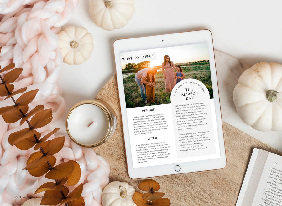 Photography Client Guide Template for Canva - SLM10