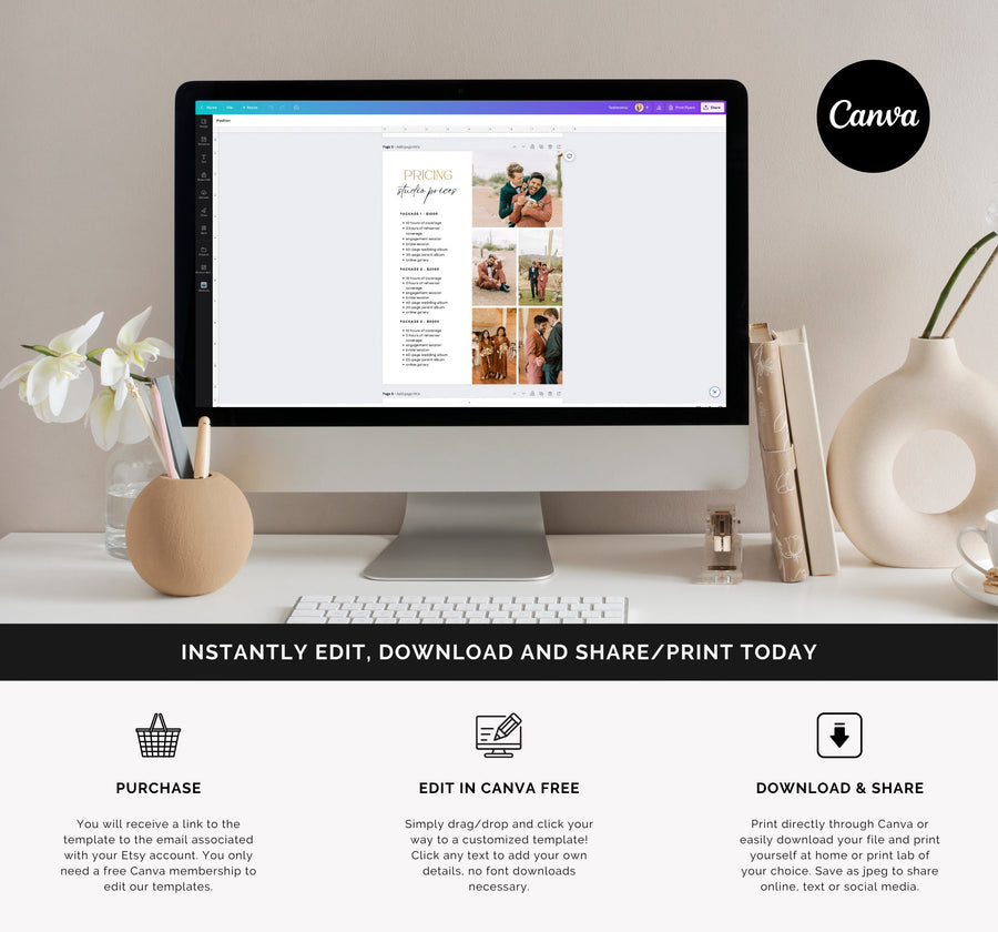 Year in Review Card Template for Canva - SLM27