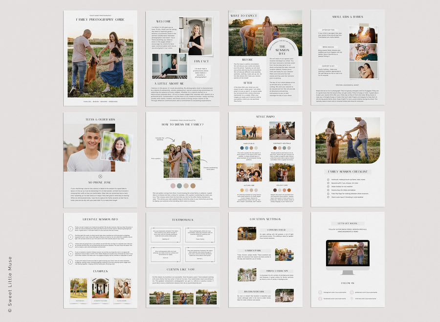 Photography Client Guide Template for Canva - SLM10