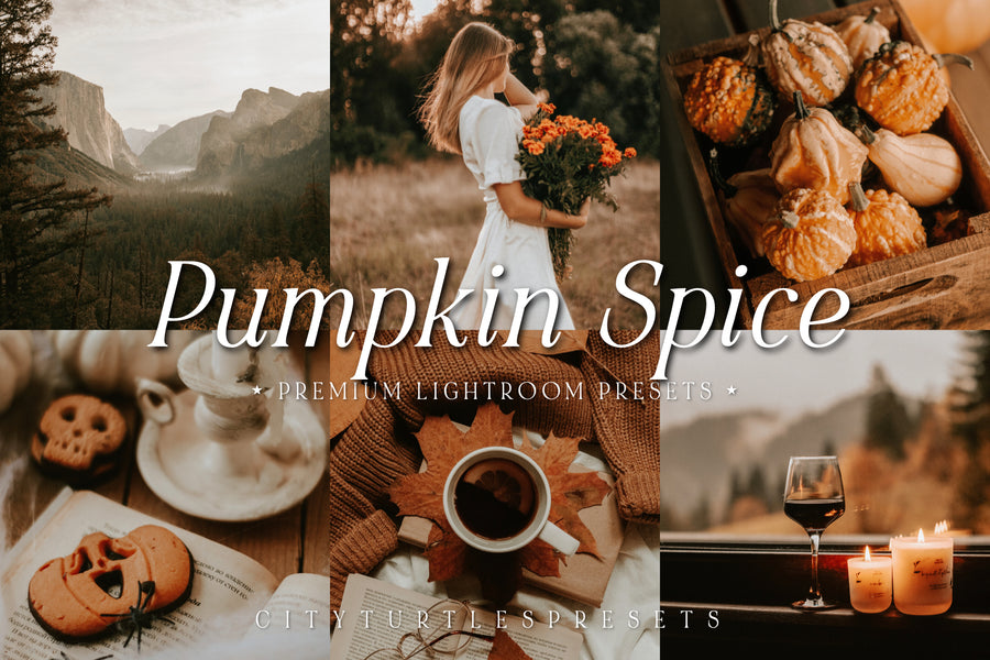Pumpkin Spice Latte Lightroom Presets - CT72