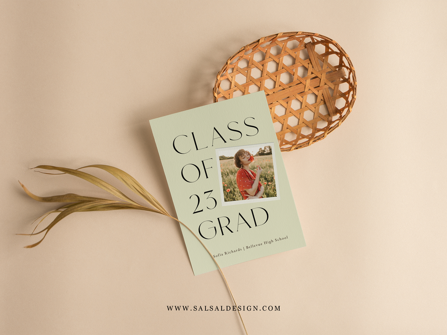 Graduation Announcement (5x7) Card - G387