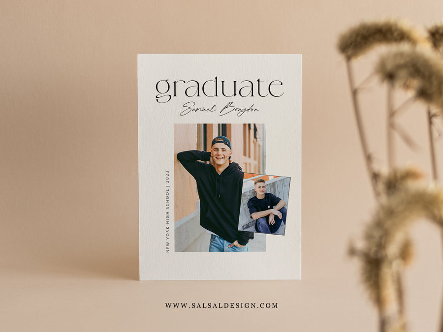 Graduation Announcement (5x7) Card - G367