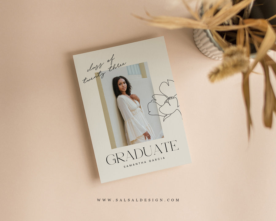 Graduation Announcement (5x7) Card - G399