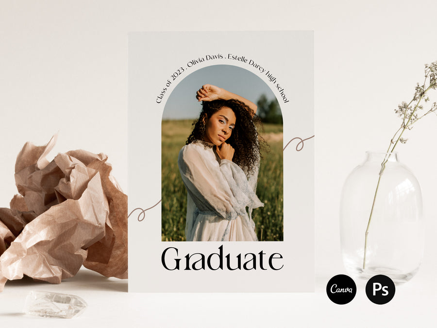 Graduation Announcement (5x7) Card - G397