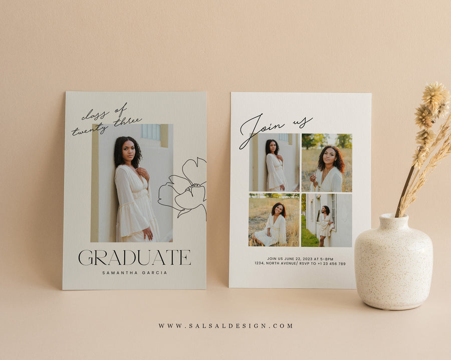 Graduation Announcement (5x7) Card - G399