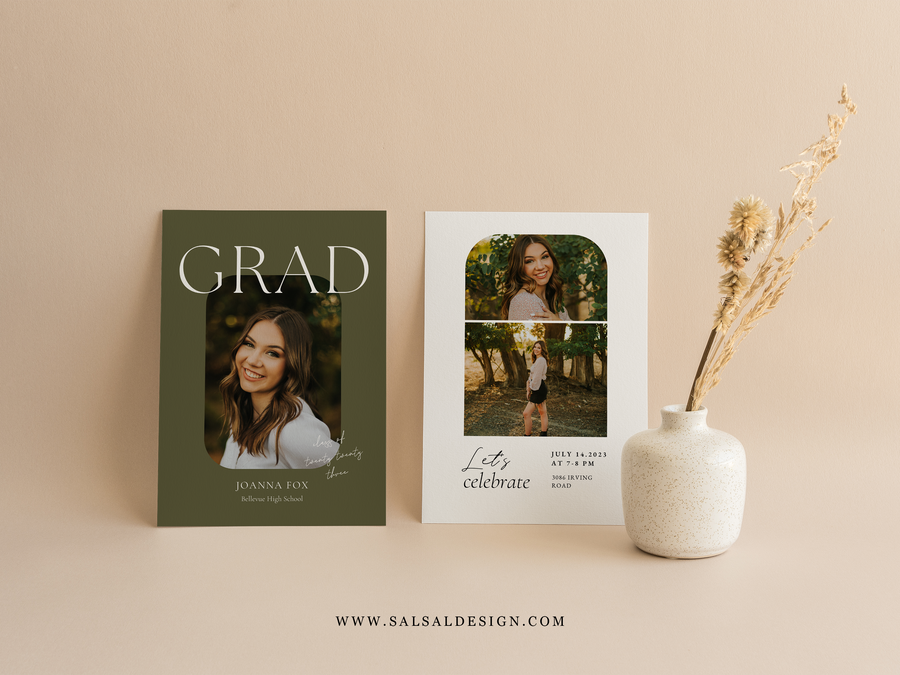 Graduation Announcement (5x7) Card - G380