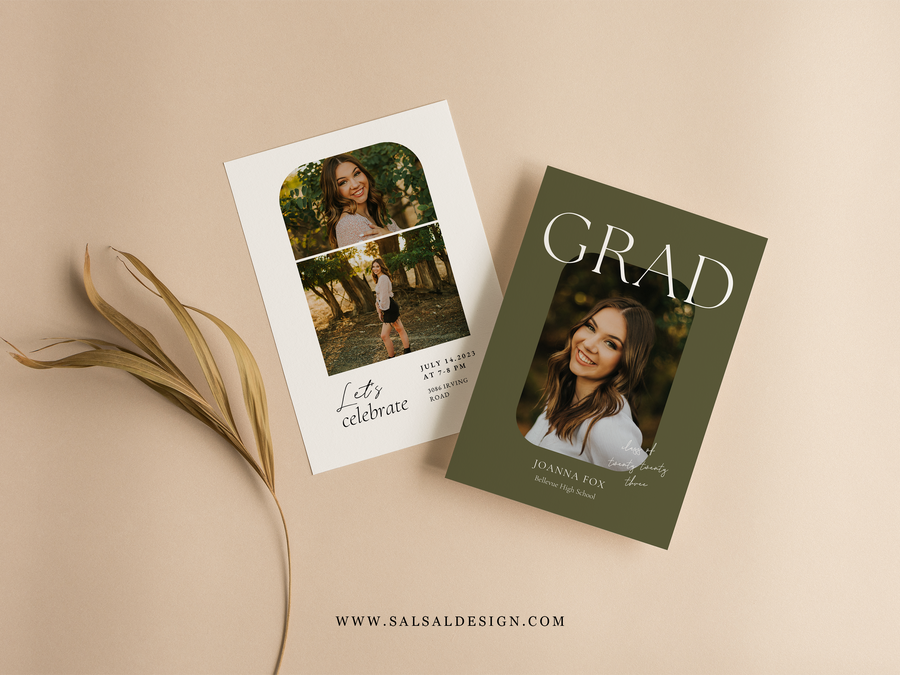 Graduation Announcement (5x7) Card - G380