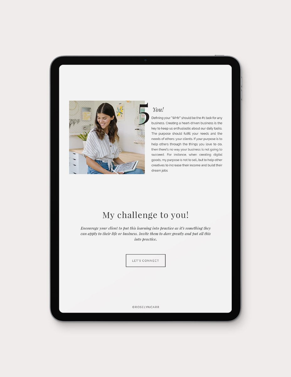 Quickstart Guide Template – Birdesign