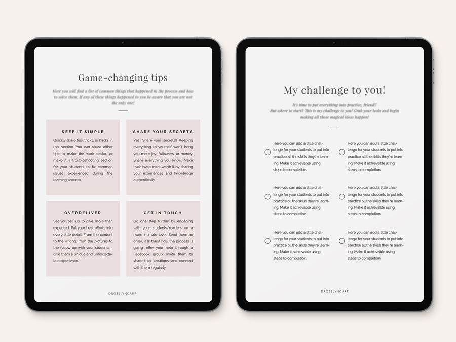 PDF TUTORIAL & HOW TO GUIDE TEMPLATE