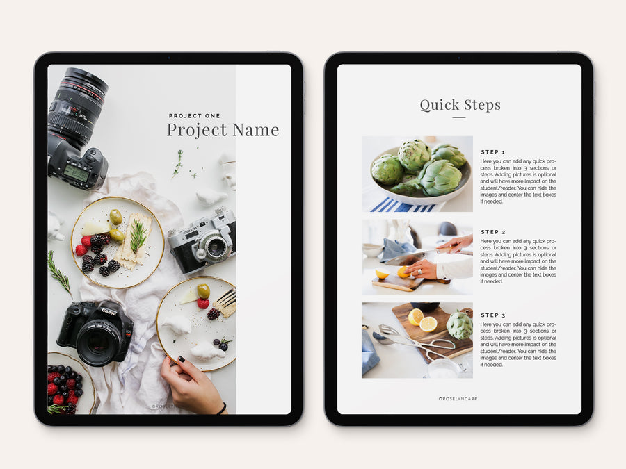 PDF TUTORIAL & HOW TO GUIDE TEMPLATE – Birdesign