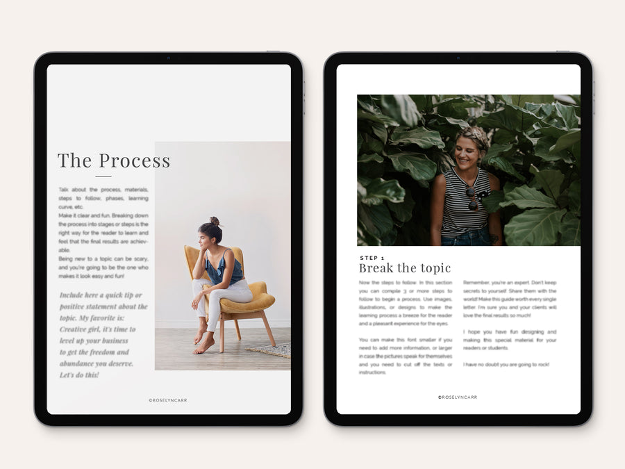 PDF TUTORIAL & HOW TO GUIDE TEMPLATE