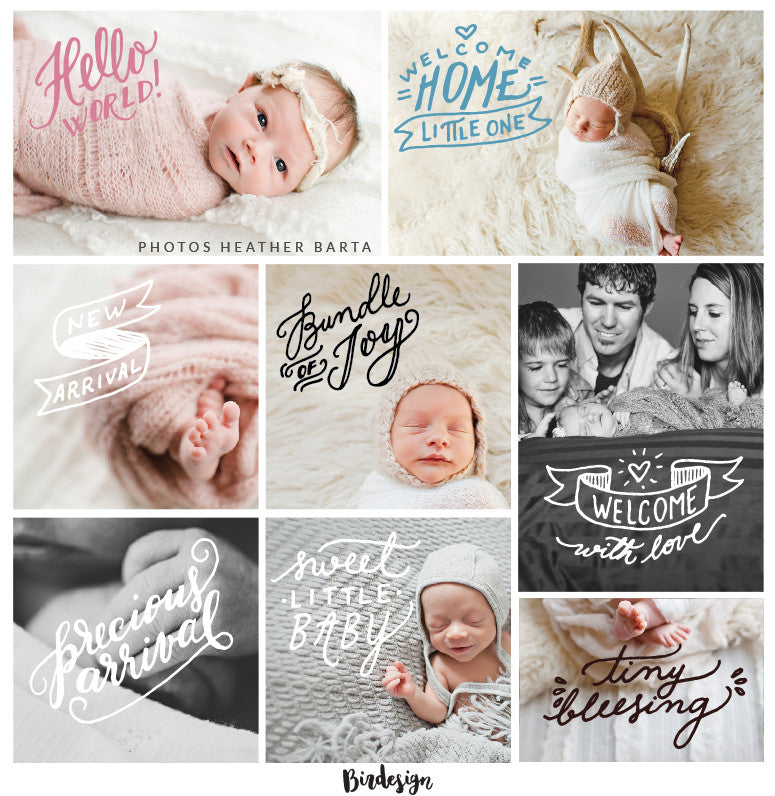 Photo Overlays | Welcome Baby Vol. 1