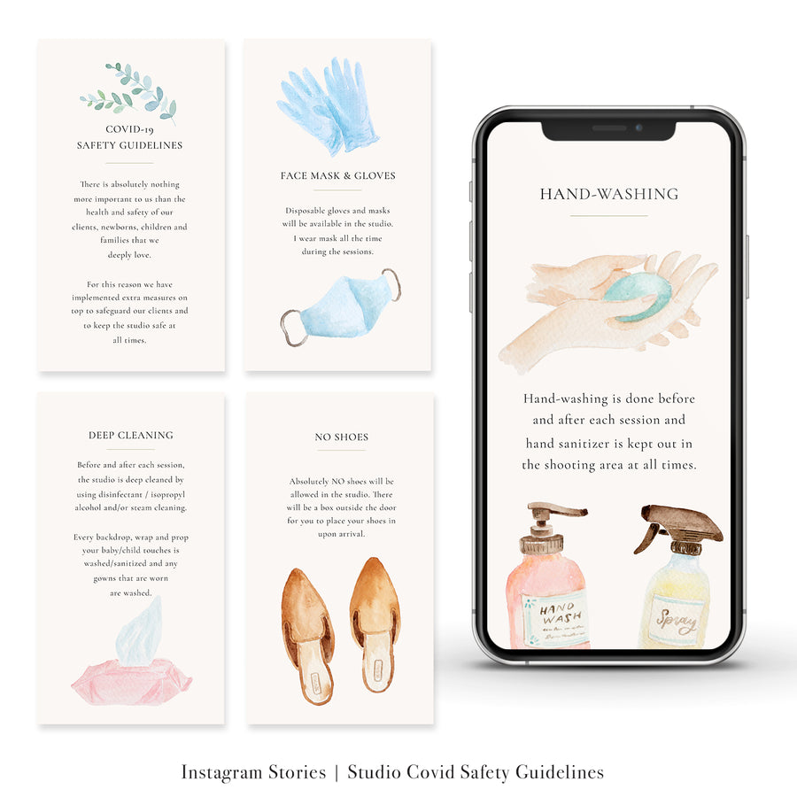 Instagram Stories  | Essential Covid-19 Safety Guidelines