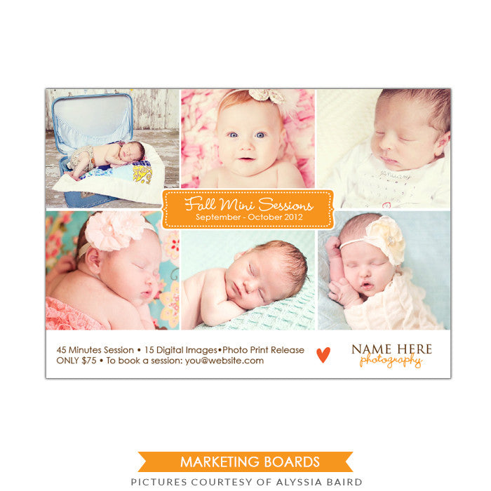 Photography Marketing board | Little ones