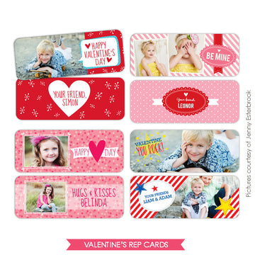 Valentine Rep cards bundle | Super friends