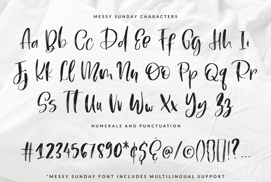Messy Sunday Script Font