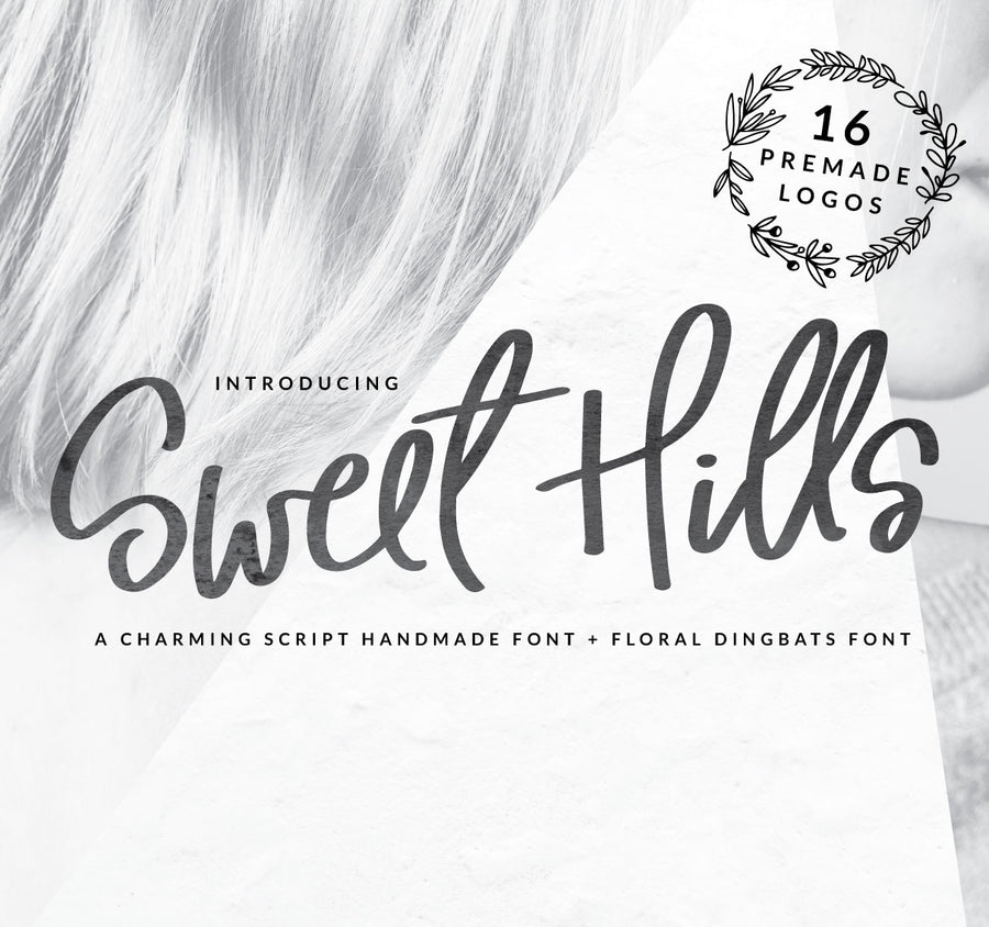 Sweet Hills Script Font + Dingbats