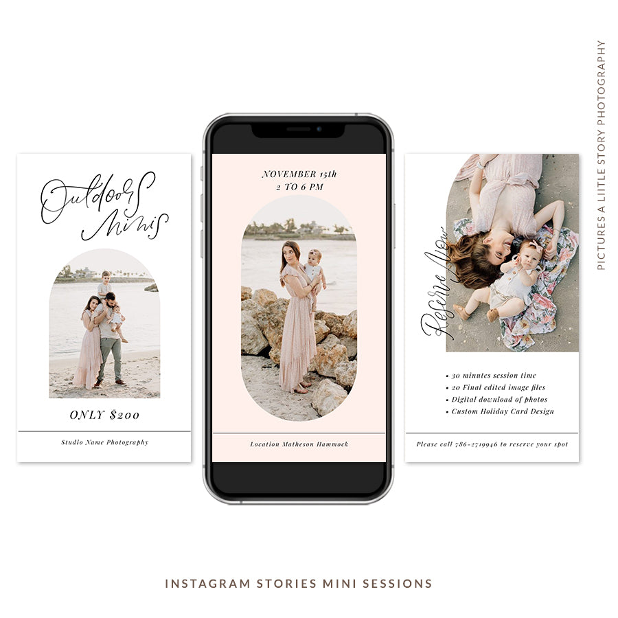 Instagram Stories Mini Sessions  | Outdoor Minis