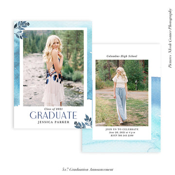 Graduation Senior Announcement | Flourish Graduate