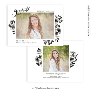 Graduation Senior Announcement | DayDream Graduate