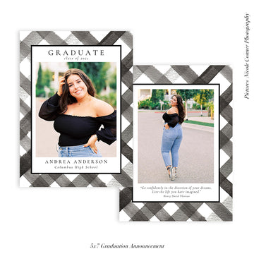 Graduation Senior Announcement | Graduate Memories