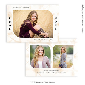 Graduation Senior Announcement | The Big Day