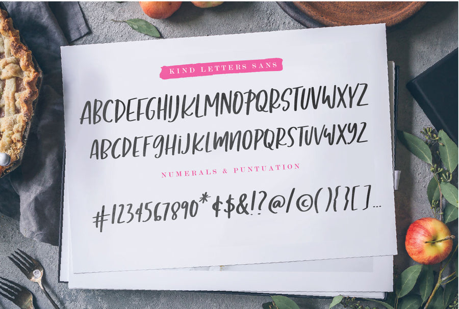 Kind Letters Font Duo